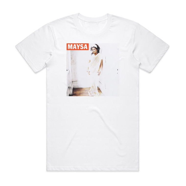 Maysa Leak Maysa Album Cover T-Shirt White
