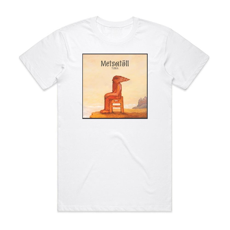 Metsatoll Tuska Album Cover T-Shirt White