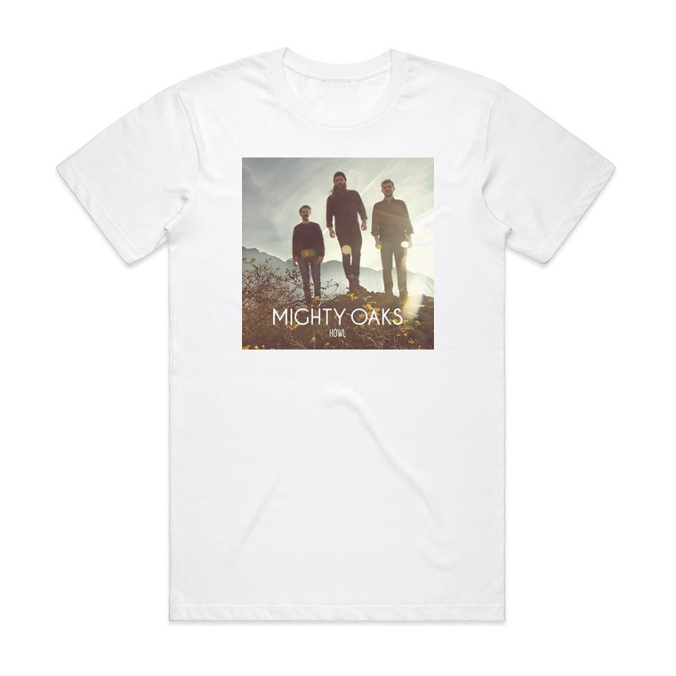 Mighty Oaks Howl Album Cover T-Shirt White