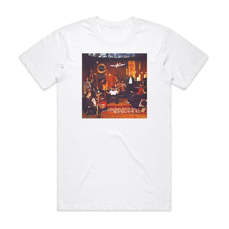 Mystery Jets Making Dens Album Cover T-Shirt White