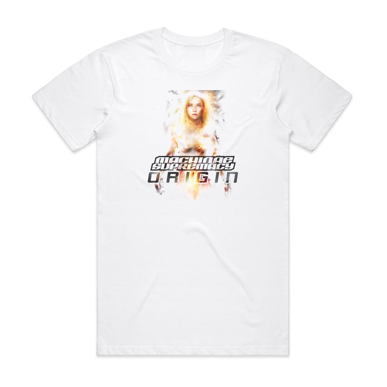 Machinae Supremacy Origin Album Cover T-Shirt White