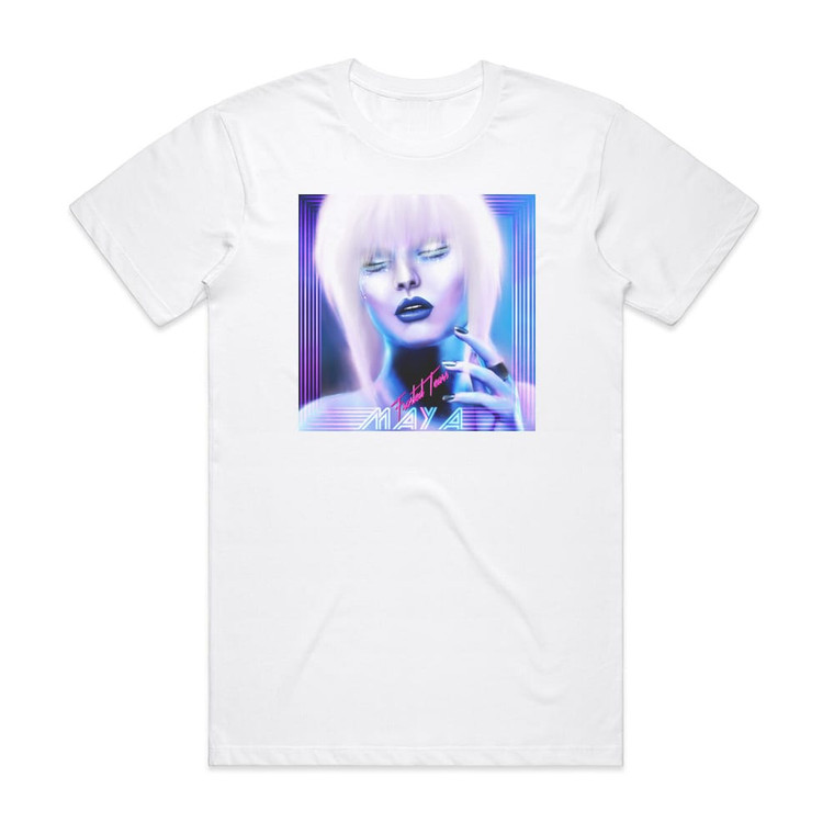 Maya Frosted Tears Album Cover T-Shirt White