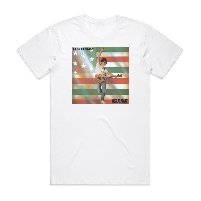 Max Him Lady Fantasy Album Cover T-Shirt White