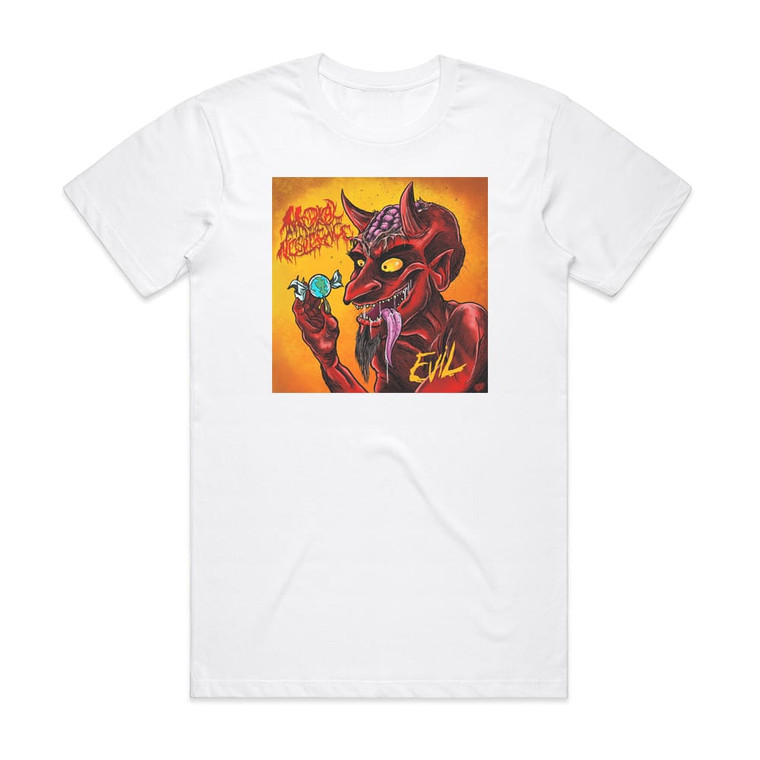 Medical Negligence Evil Album Cover T-Shirt White