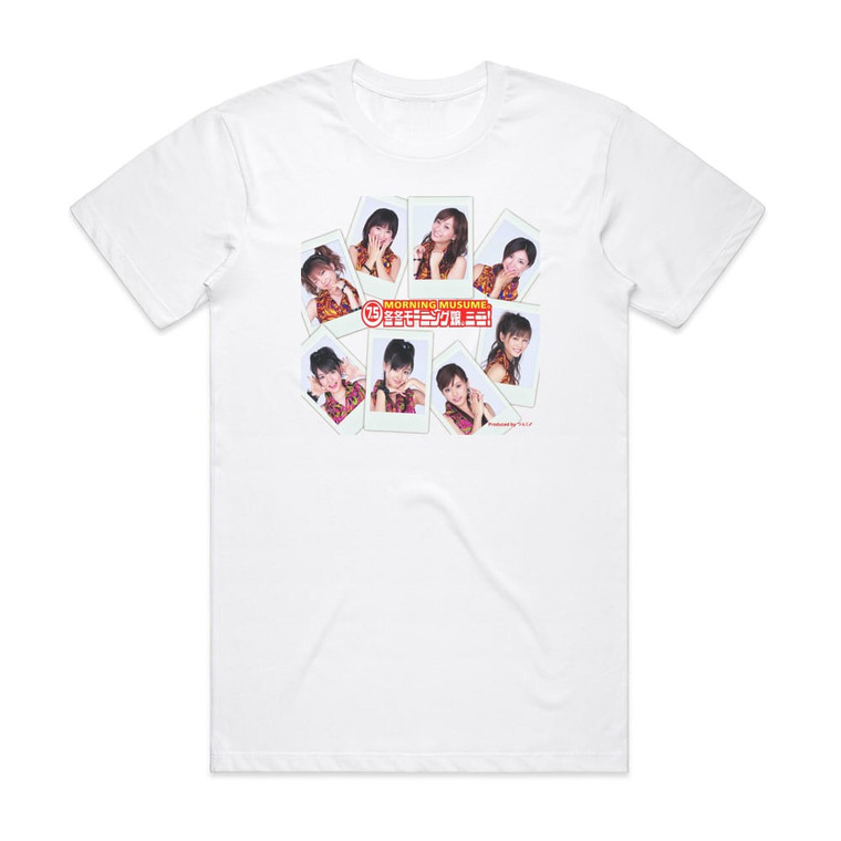 Morning Musume 75 Album Cover T-Shirt White
