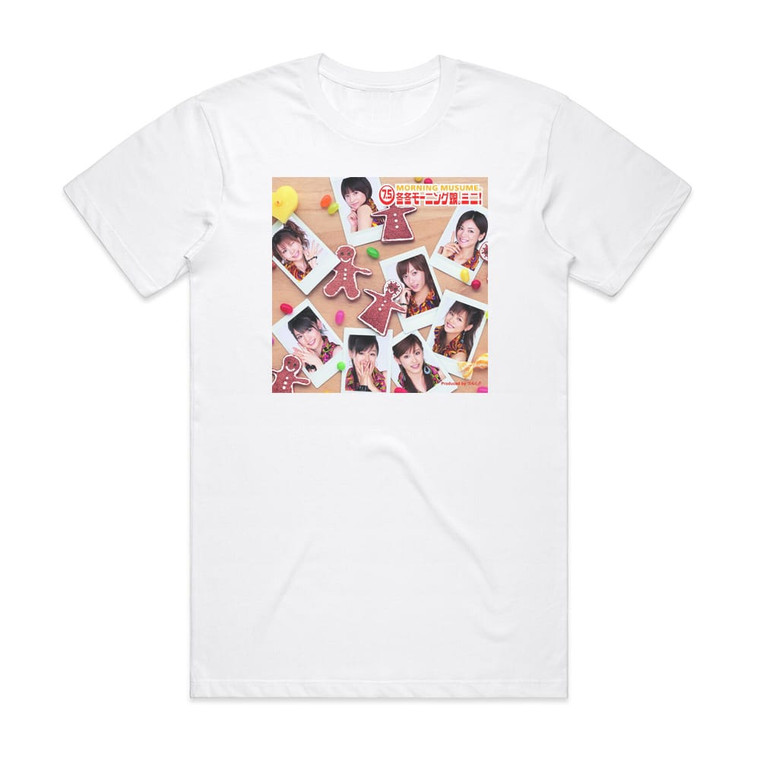 Morning Musume 75 1 Album Cover T-Shirt White