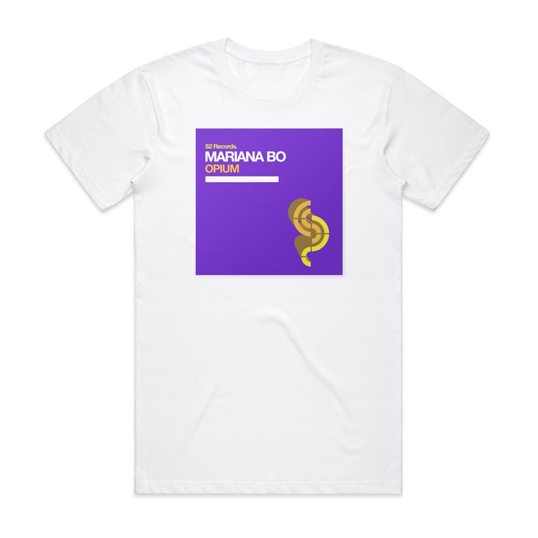 Mariana BO Opium Album Cover T-Shirt White