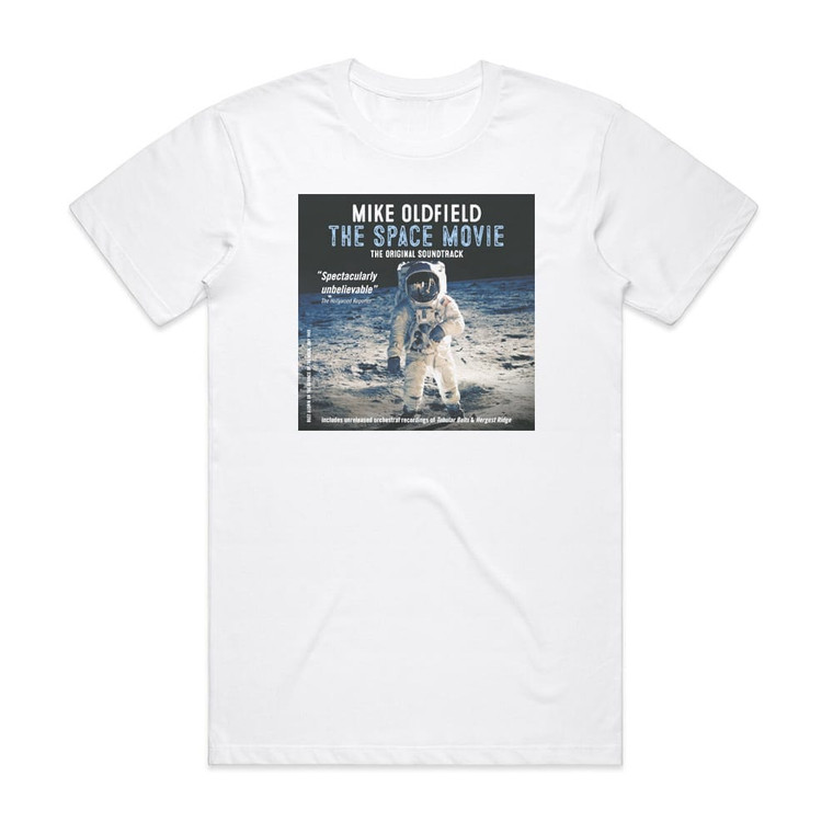 Mike Oldfield The Space Movie Ost Album Cover T-Shirt White