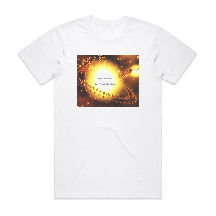 Mike Oldfield Let There Be Light Album Cover T-Shirt White