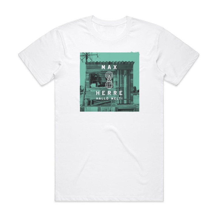 Max Herre Hallo Welt Album Cover T-Shirt White