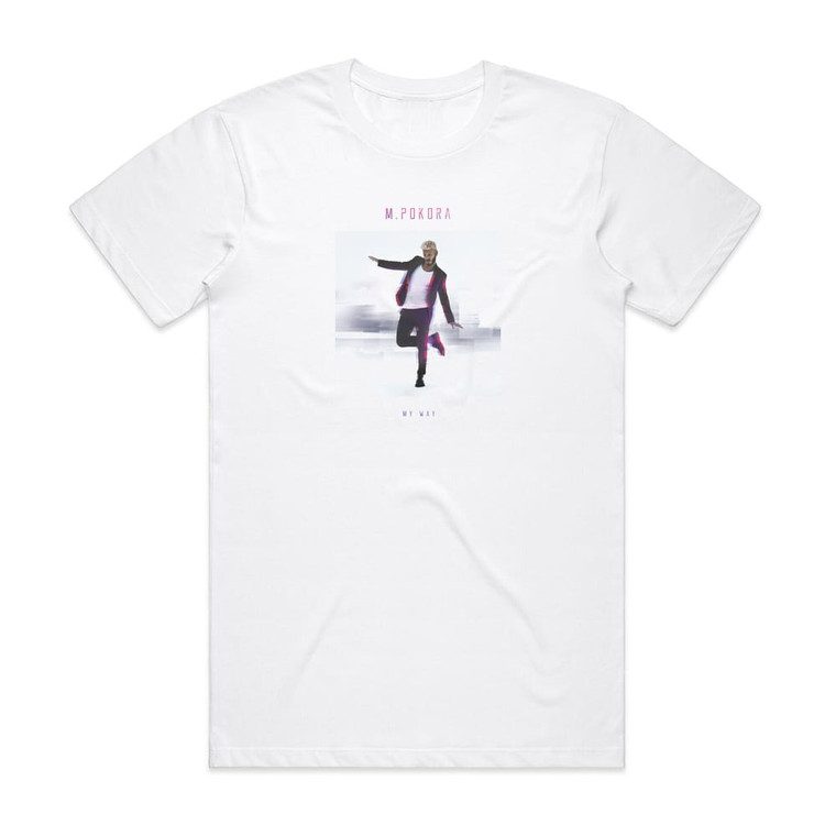 M Pokora My Way Album Cover T-Shirt White