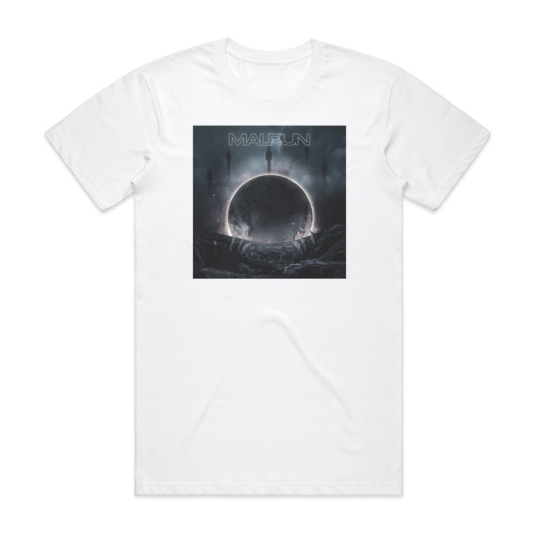Malrun Pandemonium Album Cover T-Shirt White