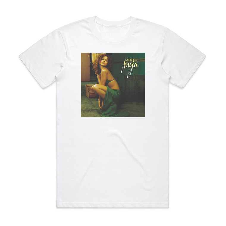 Mya Moodring Album Cover T-Shirt White