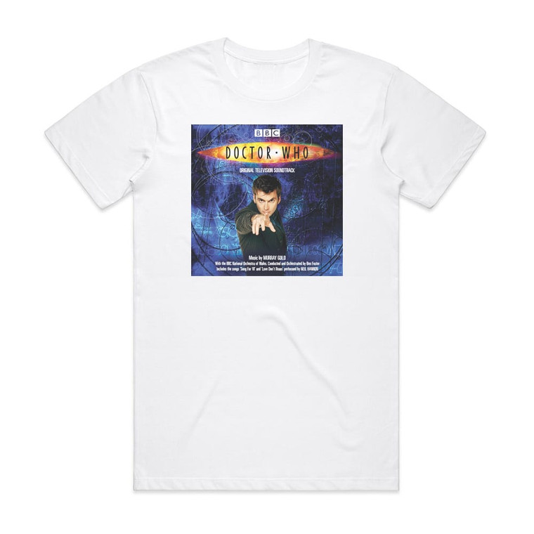 Murray Gold Doctor Who Original Television Soundtrack 1 Album Cover T-Shirt White