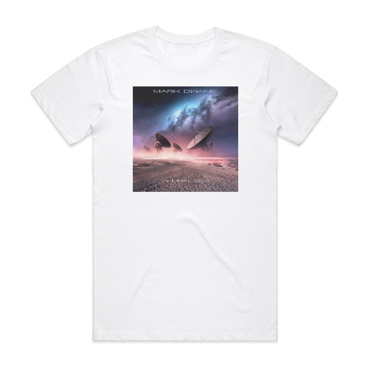 Mark Dwane Anomalies Album Cover T-Shirt White