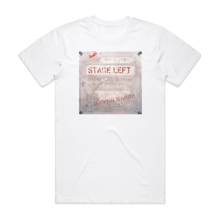 Martin Barre Stage Left Album Cover T-Shirt White