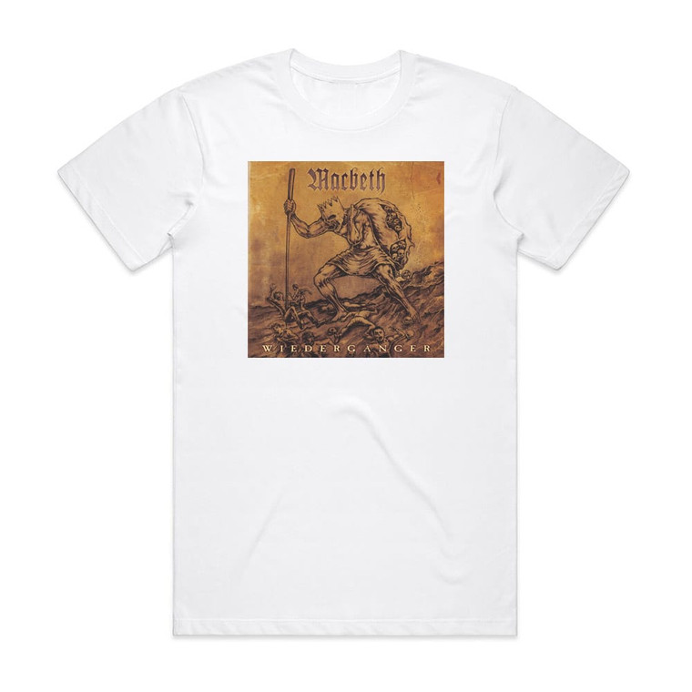 Macbeth Wiedergnger Album Cover T-Shirt White