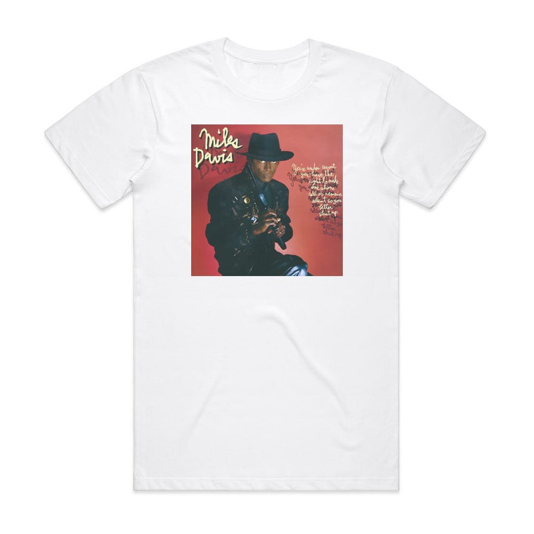 Miles Davis Youre Under Arrest Album Cover T-Shirt White