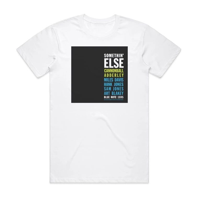Miles Davis Somethin Else Selections From 1958 Miles Album Cover T-Shirt White