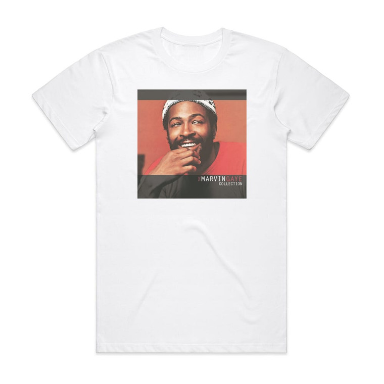 Marvin Gaye The Marvin Gaye Collection Album Cover T-Shirt White