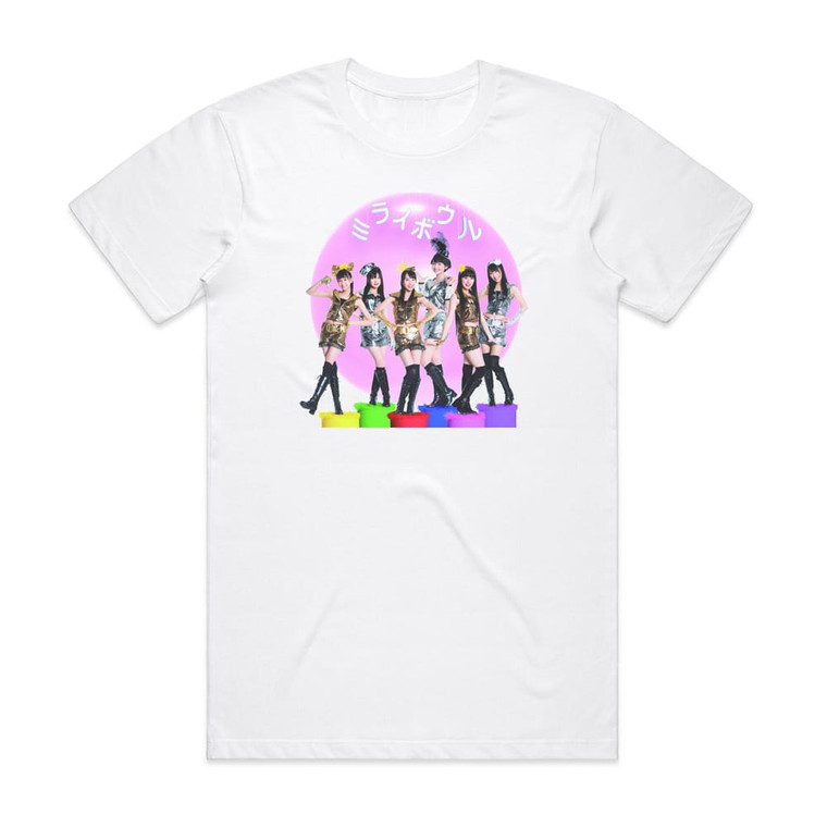 Momoiro Clover Z  Chai Maxx 1 Album Cover T-Shirt White