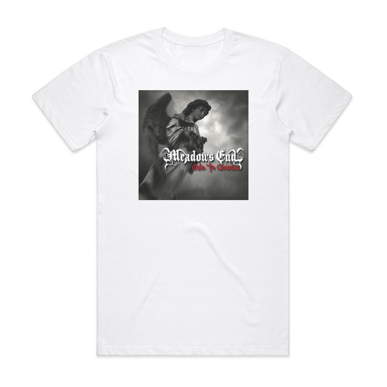 Meadows End Ode To Quiteus Album Cover T-Shirt White