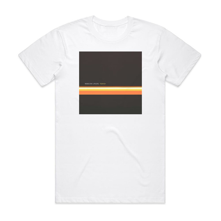 Marconi Union Tokyo 1 Album Cover T-Shirt White