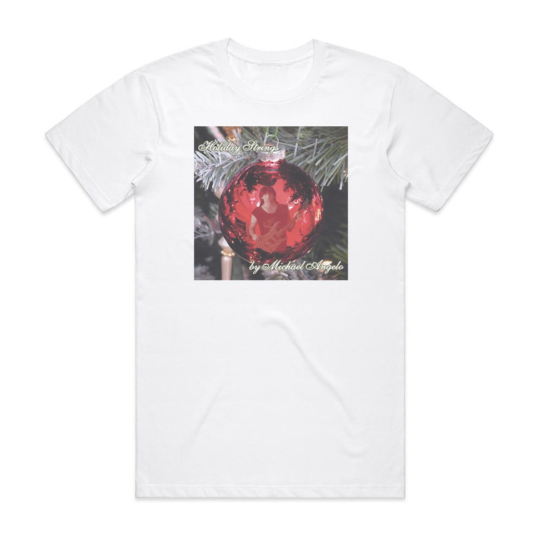 Michael Angelo Batio Holiday Strings Album Cover T-Shirt White