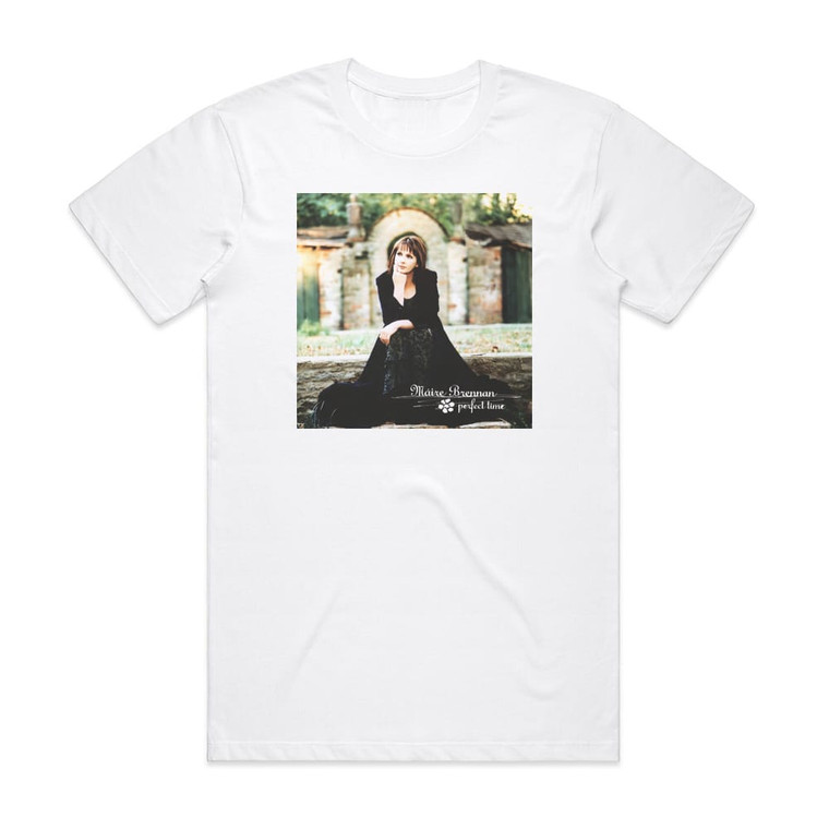 Moya Brennan Perfect Time Album Cover T-Shirt White