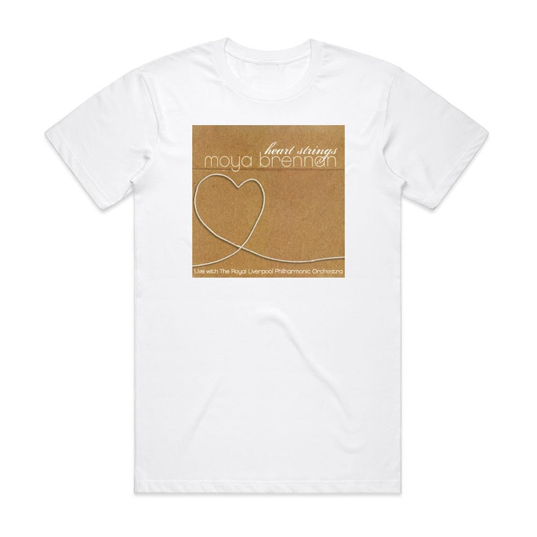 Moya Brennan Heart Strings Album Cover T-Shirt White