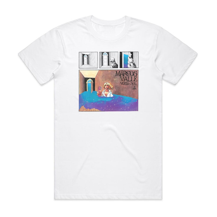 Marcos Valle Vento Sul Album Cover T-Shirt White