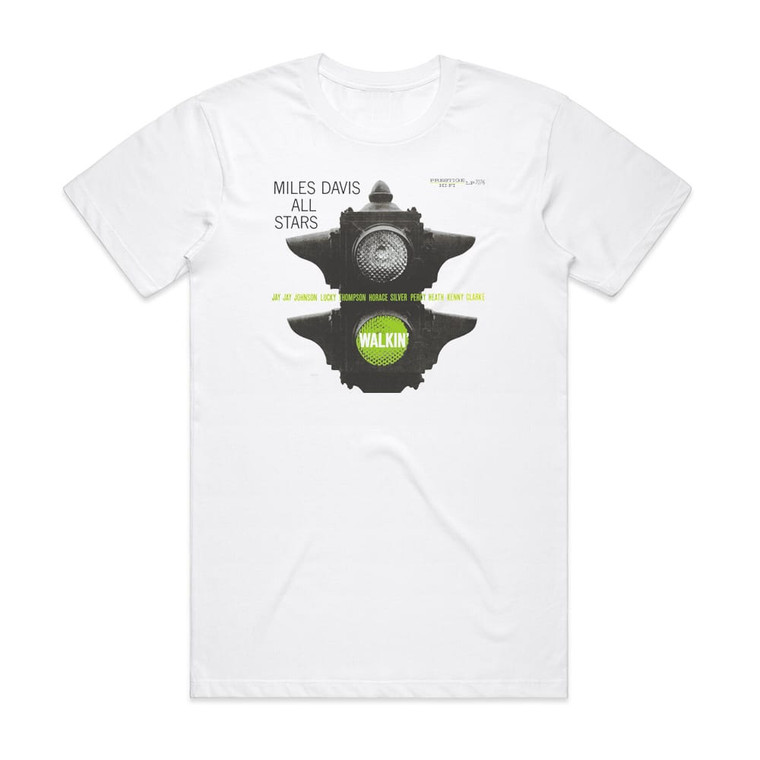 Miles Davis All Stars Walkin Album Cover T-Shirt White