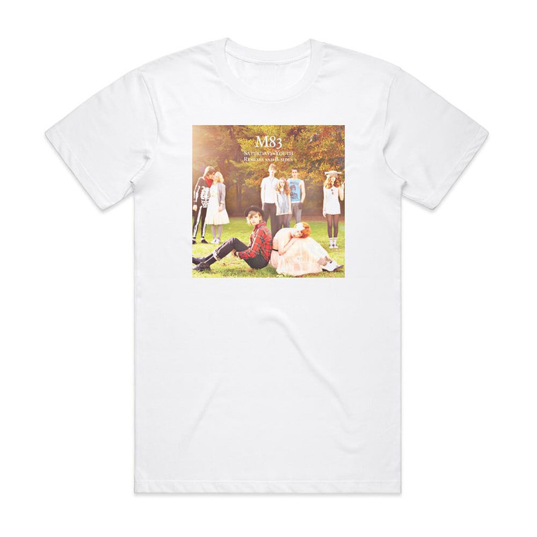 M83 Saturdaysyouth Remixes B Sides Album Cover T-Shirt White