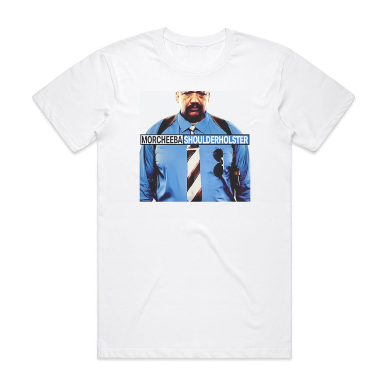 Morcheeba Shoulder Holster Album Cover T-Shirt White Morcheeba Shoulder Holster Album Cover T-Shirt White