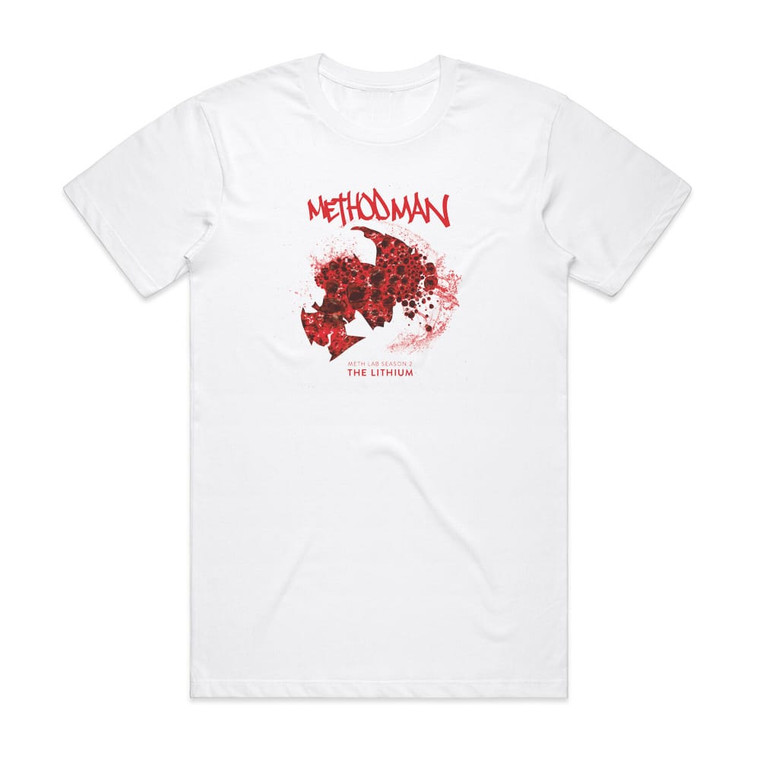 Method Man Meth Lab 2 The Lithium Album Cover T-Shirt White