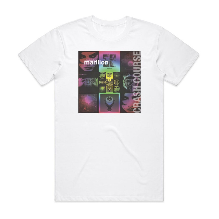Marillion Crash Course An Introduction To Marillion 3 Album Cover T-Shirt White