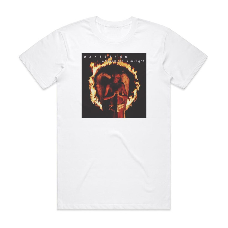 Marillion Afraid Of Sunlight Album Cover T-Shirt White