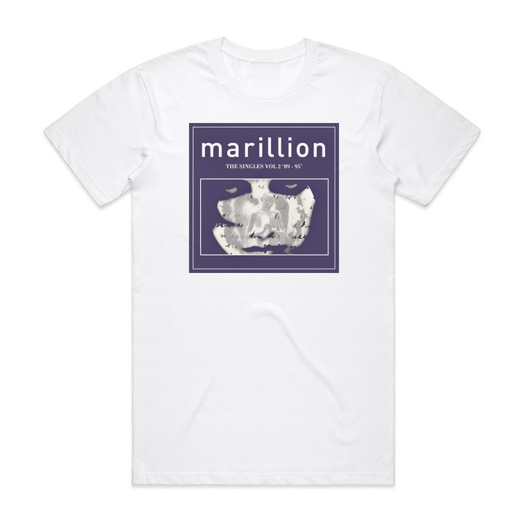 Marillion Singles Box Volume 2 8995 Album Cover T-Shirt White