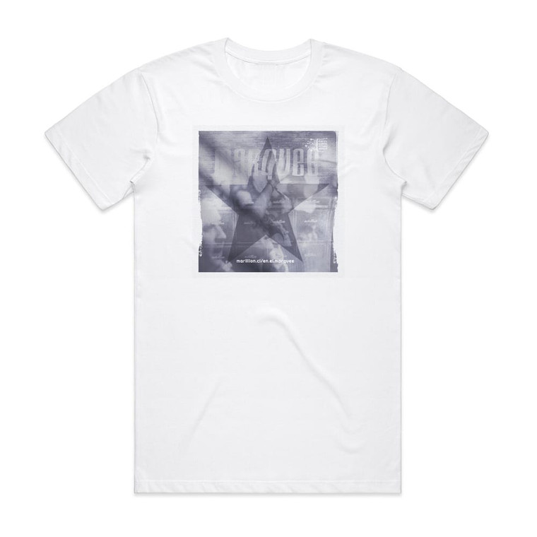 Marillion Marillionclenelmarquee Album Cover T-Shirt White