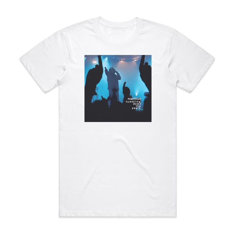 Marillion Tumbling Down The Years 1 Album Cover T-Shirt White