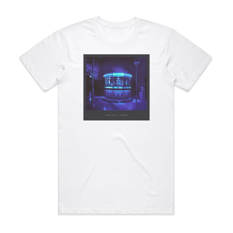 Marillion Mirrors 6 Album Cover T-Shirt White Marillion Mirrors 6 Album Cover T-Shirt White