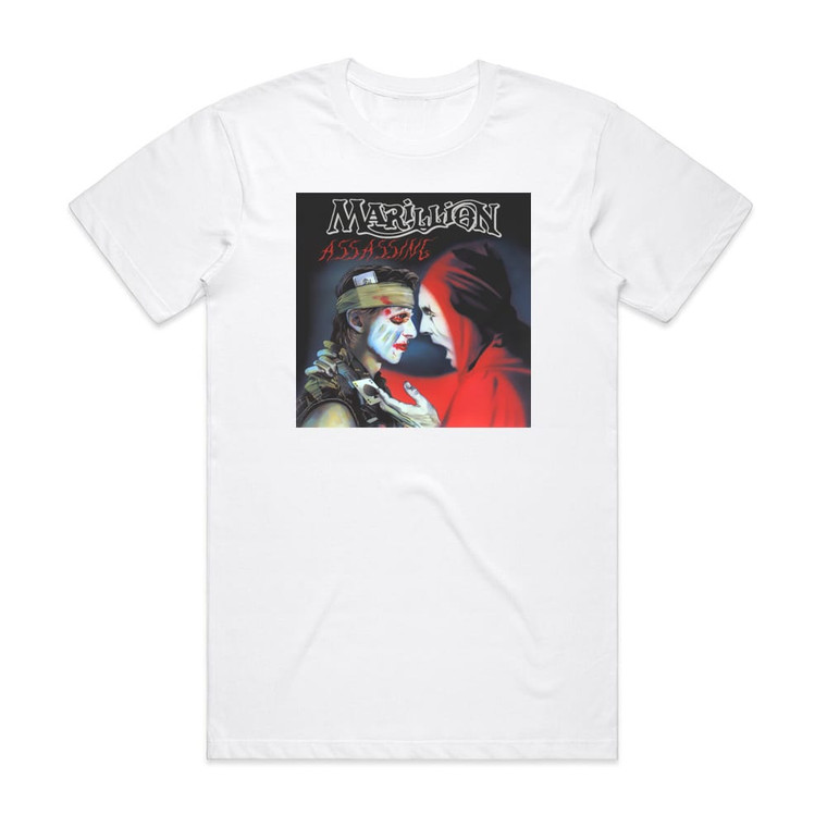 Marillion Assassing Album Cover T-Shirt White