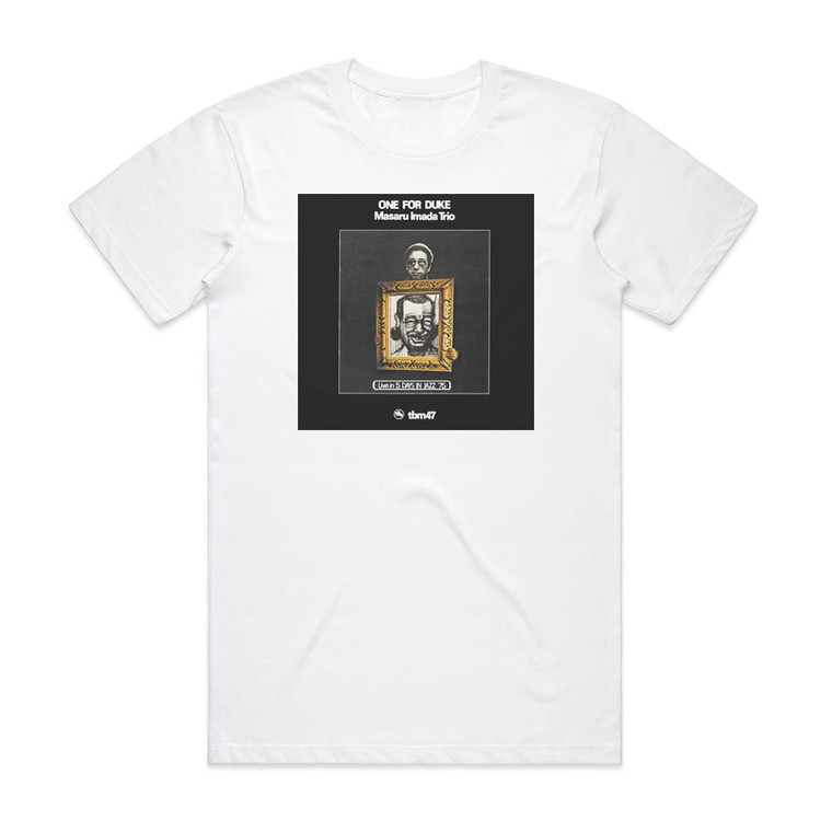 Masaru Imada Trio One For Duke Album Cover T-Shirt White