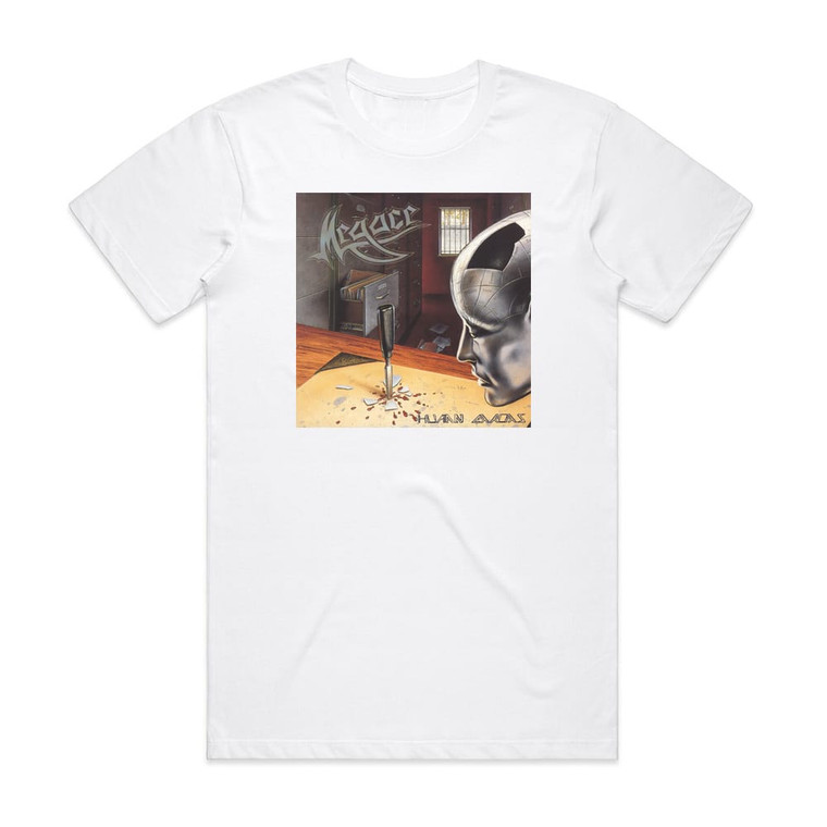 Megace Human Errors Album Cover T-Shirt White