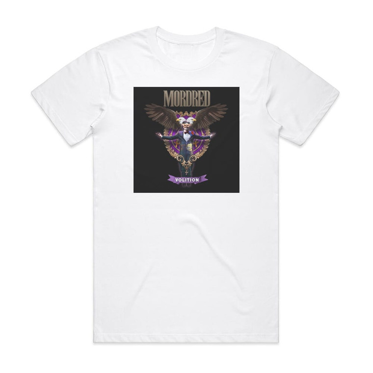 Mordred Volition Album Cover T-Shirt White