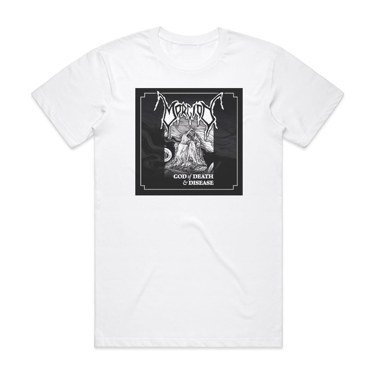 Morgion God Of Death Disease Album Cover T-Shirt White