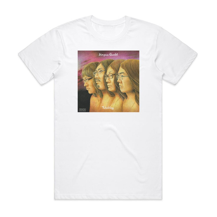 Morgaua Quartet Tributelogy Album Cover T-Shirt White