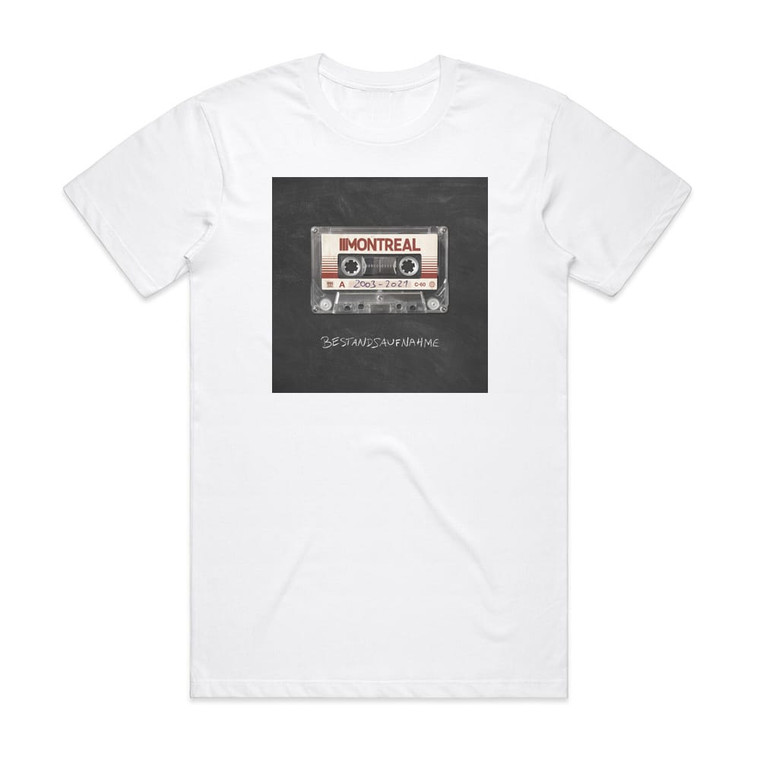 Montreal Bestandsaufnahme 2003 2021 Album Cover T-Shirt White Montreal Bestandsaufnahme 2003 2021 Album Cover T-Shirt White