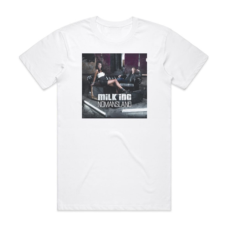 Milk Inc Nomandsland Album Cover T-Shirt White