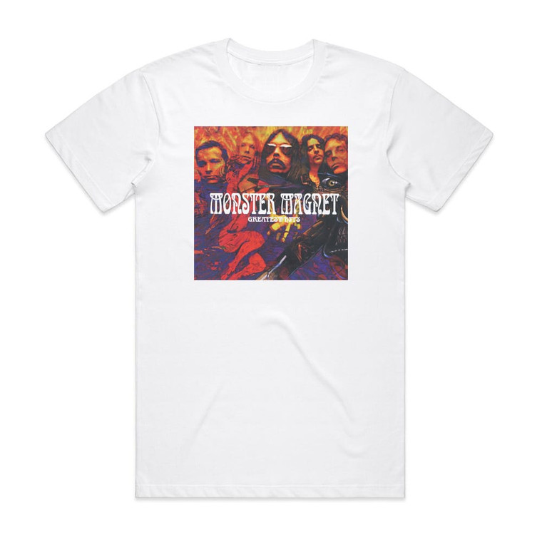 Monster Magnet Greatest Hits Album Cover T-Shirt White
